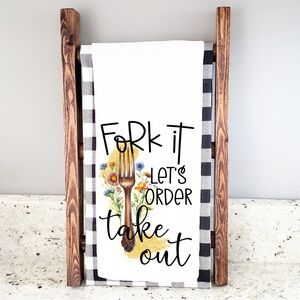 Handcrafted sublimation kitchen towel